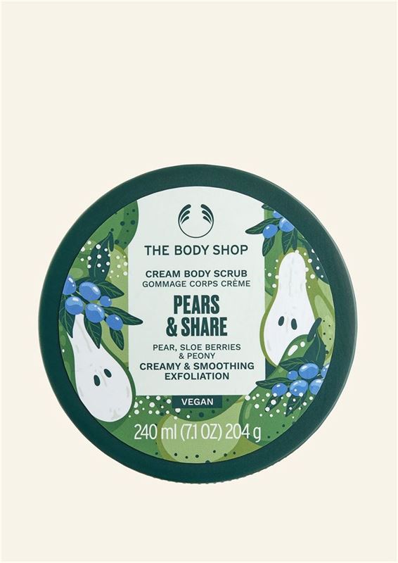Pears & Share Body Scrub| The Body Shop